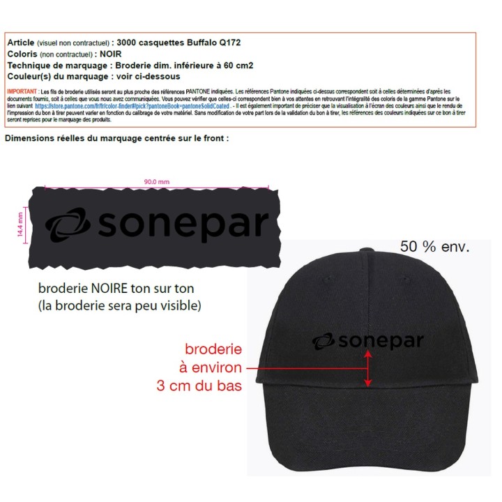 Casquette logo Sonepar
