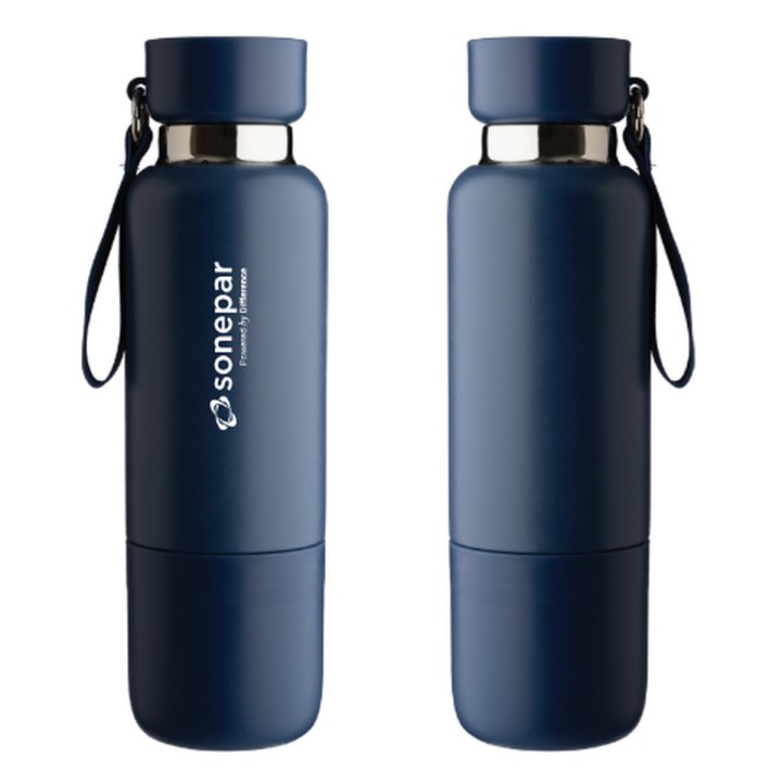 Blue bottle — Sonepar logo