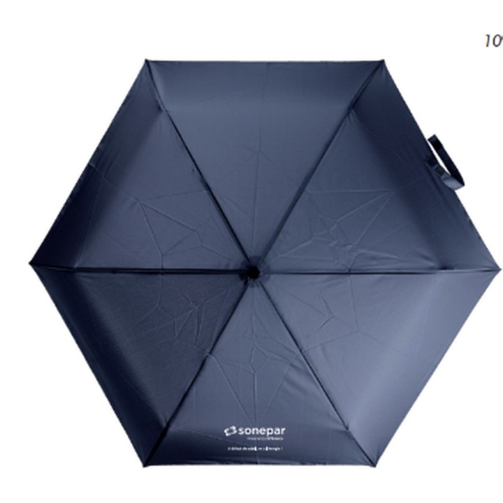 Parapluie bleu logo Sonepar